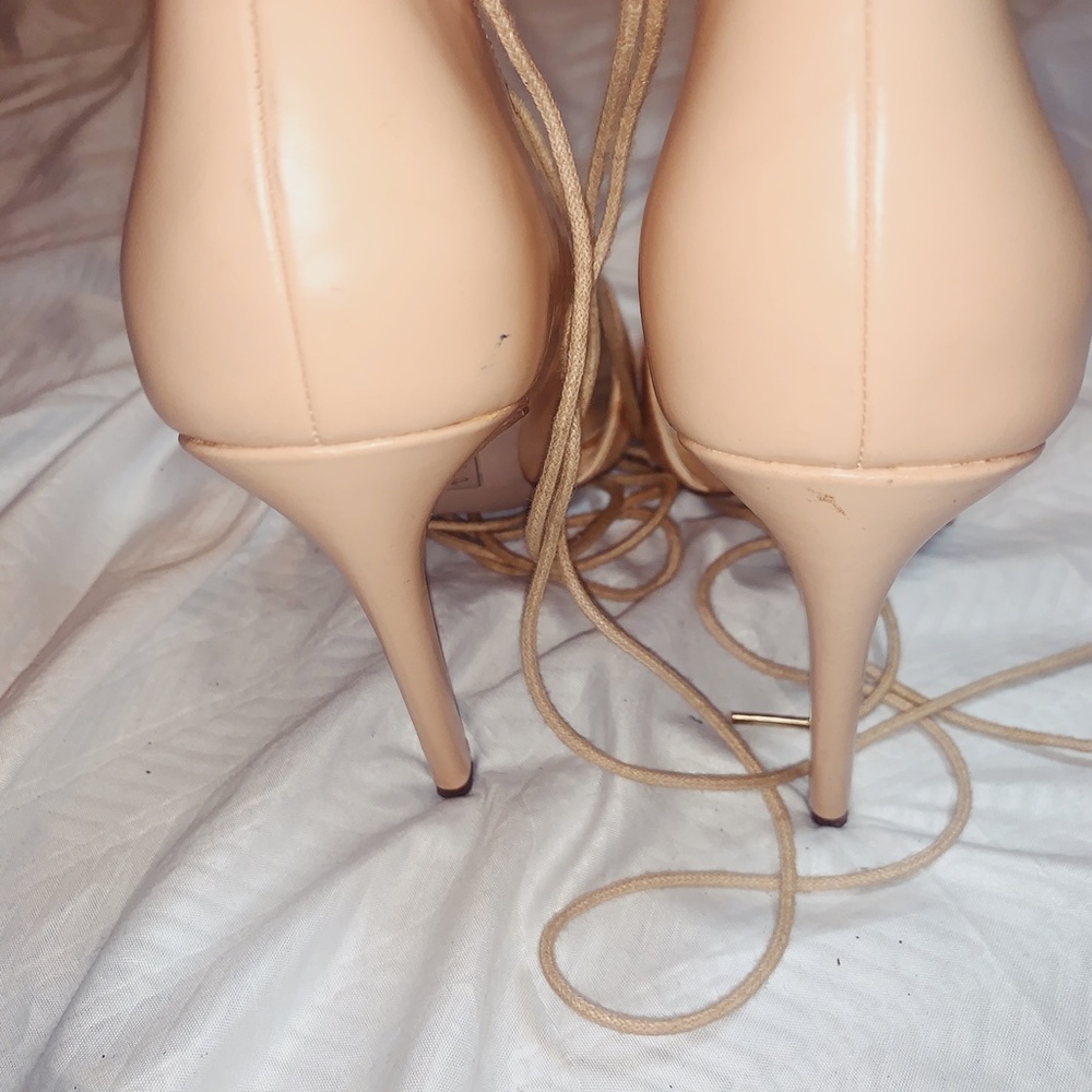 ASOS Strappy Nude Pumps - Picture 6 of 7